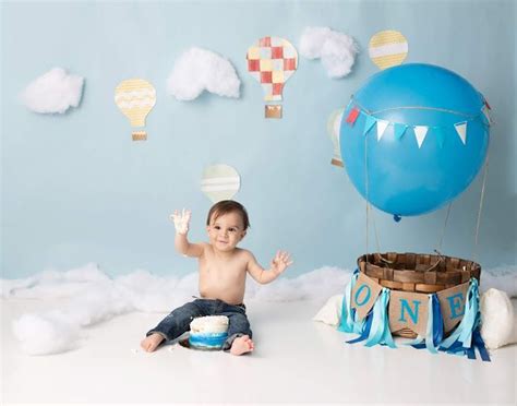 Cake Smash Photography Session Tips Hot Air Balloon Cake Smash Canton Ga Boy Birthday