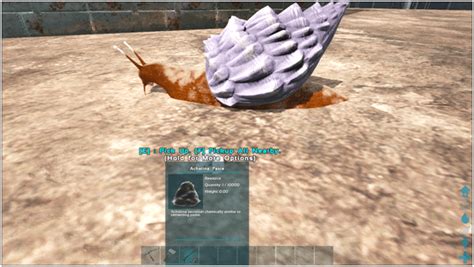 Ark Achatina Guide Abilities Taming Food Saddle Breeding Drops