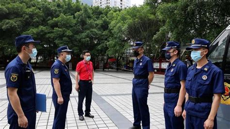 护航高考彭水县消防救援大队对高考考点执勤工作进行督导检查指战员莘莘学子彭水县