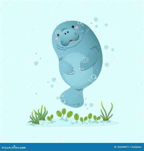 Manatee Cartoons, Illustrations & Vector Stock Images - 1468 Pictures