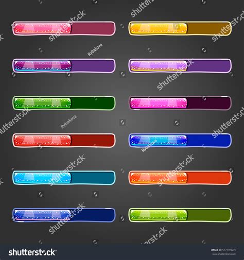 Game Resource Bar Stock Vector Royalty Free 517195609 Shutterstock