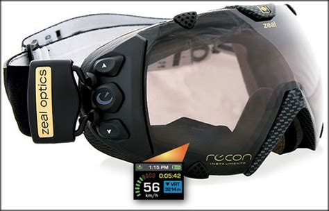 Лыжные очки с GPS