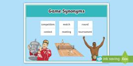 Puzzle Synonyms Word Mat Profesor Hizo Twinkl