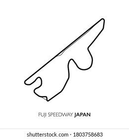 Fuji Speedway Circuit Japan Motorsport Race Stock Vector (Royalty Free ...