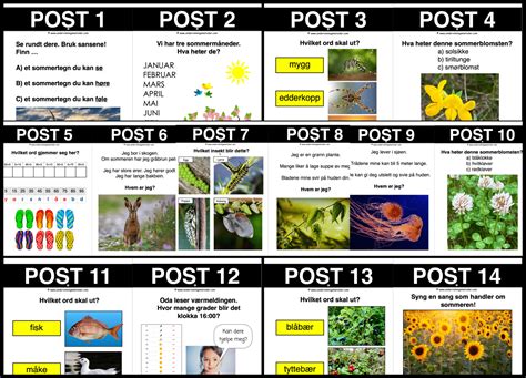 NATURSTI Årstiden sommer UNDERVISNINGSMETODER