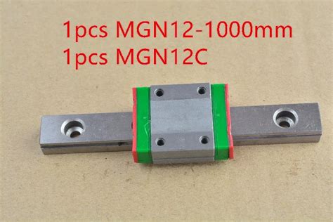 Mr12 12mm Linear Rail Guide Mgn12 1000mm With Mgn12c Or Mgn12h Slider