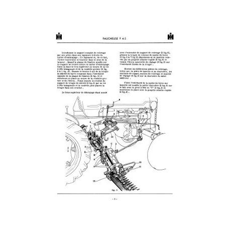 Livret d entretien McCormick F4 5 faucheuse portée