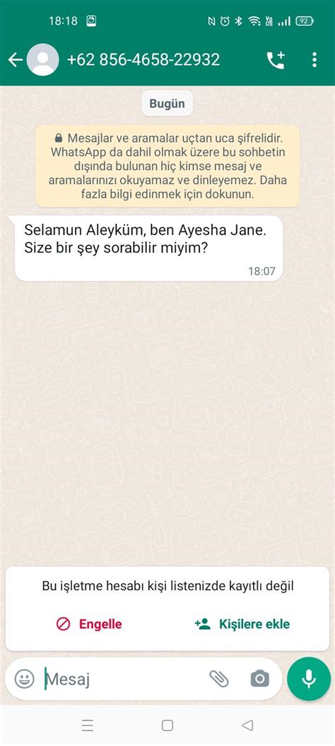 WhatsApp Bilmediğim Numaradan Mesaj Geliyor Şikayetvar