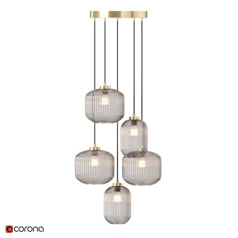 D Model Briz Chandelier Vr Ar Low Poly Cgtrader