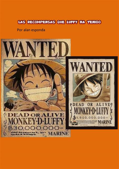 Calam O Todas Las Recompensas De Luffy