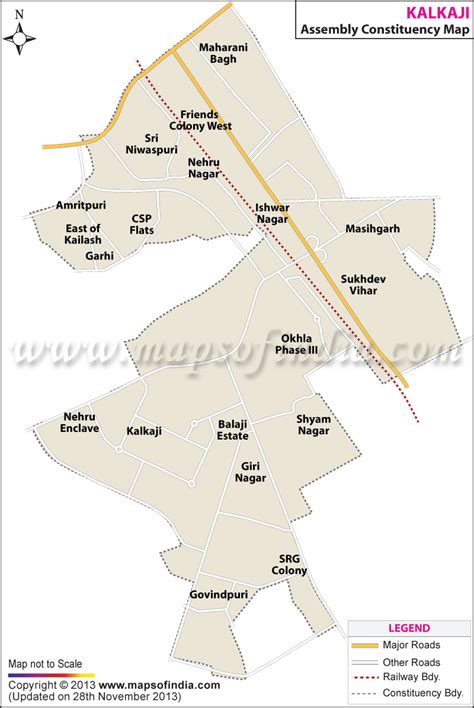 Kalkaji Assembly (Vidhan Sabha) Election Results 2015, Constituency Map ...