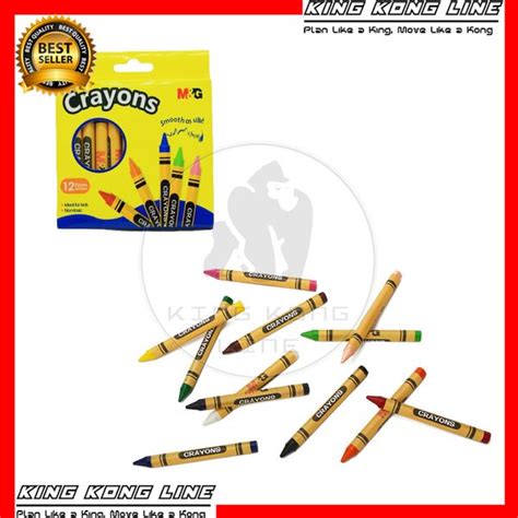 Jual Crayon M G Pcs Set Menggambar Mewarnai Oil Pastel Krayon Minyak