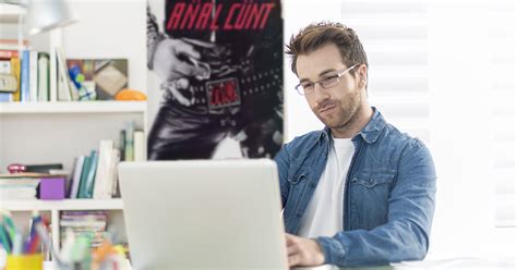 Man Fails To Hide Anal Cunt Poster In Background Of Work Call