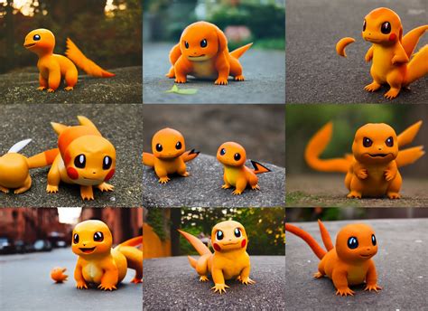 Real Life Pokemon Charmander Cute Adorable Ultra Stable Diffusion