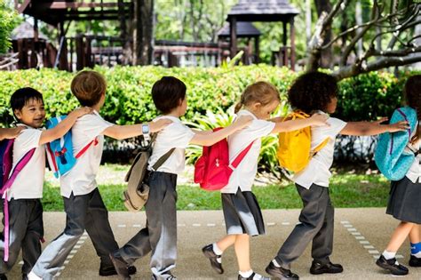 Premium Photo | Happy kids at elementary school