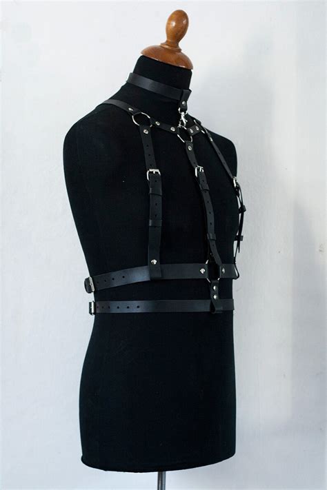 Men Leather Harness Etsy