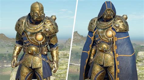 New Steampunk Gold Armor Set Showcase Assassin S Creed Valhalla Youtube