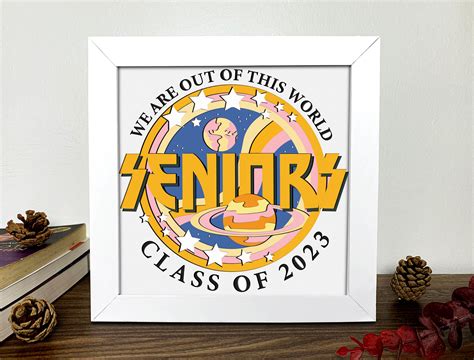 Senior 2023 Shadow Box 3D Svg Graphic By Alleylightbox Creative Fabrica