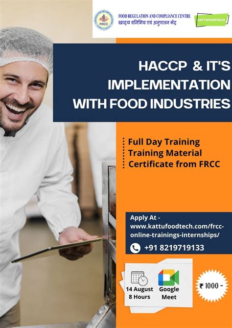 FRCC ONLINE TRAINING PROGRAMS - PROFESSIONAL COURSES - Kattu Food Tech