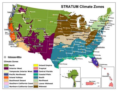 Climate Map Of United States Climate Zones