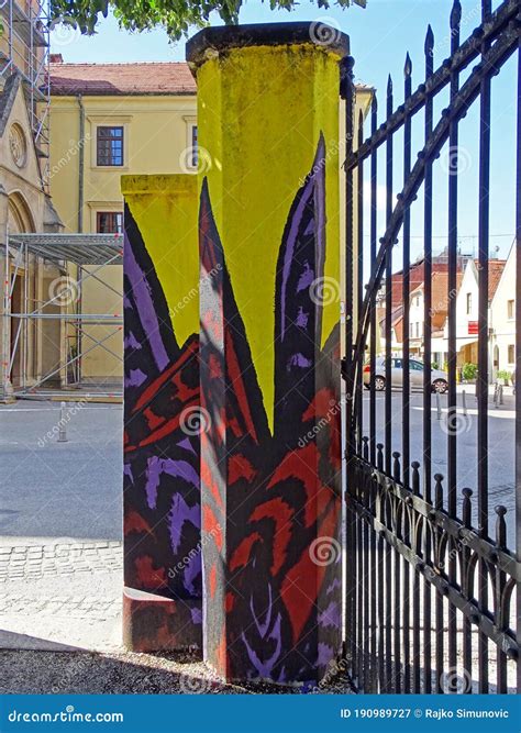 murals street art   walls  zagreb croatia europe editorial