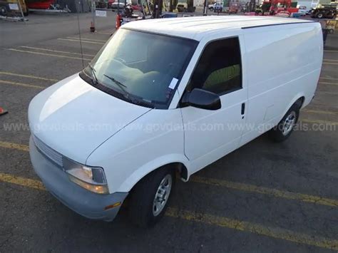 2004 Chevrolet Astro Extended Awd Cargo Van Allsurplus