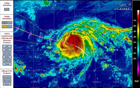 New Pacific Ocean storms 30 and 31 July 2015 - Extreme Storms