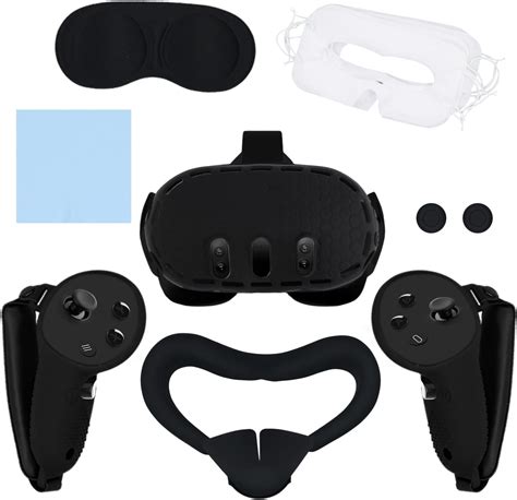 7pcs VR Accessories For Meta Quest 3 Oculus Silicone Cover Set