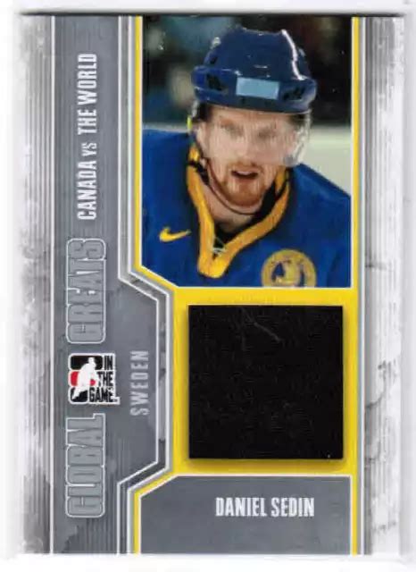 11 12 2011 ITG Canada Vs The World Daniel Sedin Gg 22 Global Grand