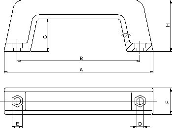 П-образная ручка для шкафа MP - купить в Санкт-Петербурге с доставкой ...