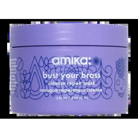 Buy AMIKA BUST YOUR BRASS COOL BLONDE MASK 250ML AMIKA Haircare AMIKA Online Haircare
