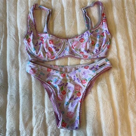 Blackbough Floral Bikini Set Repop Love The Depop