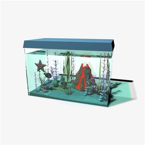 3d fish tank model