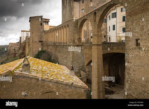Medici Aqueductpitiglianotuscany Italy Europe Stock Photo Alamy
