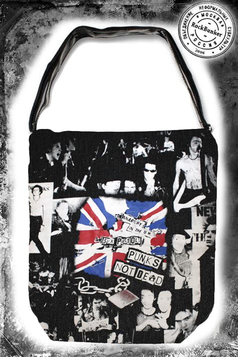 Сумка через плечо Sex Pistols СМП004 купить в интернет магазине RockBunker ru