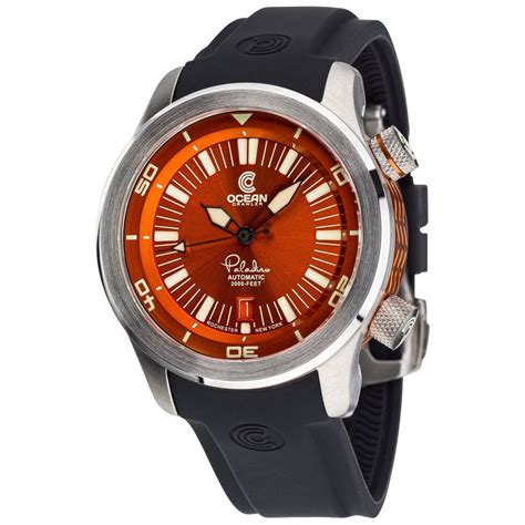 Ocean Crawler Paladino Wavemaker Orangeblack Ocean Crawler Watch Co