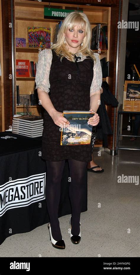 Courtney Love Dirty Blonde Book Signing At Virgin Megastore In Los Angeles Picture UK Press