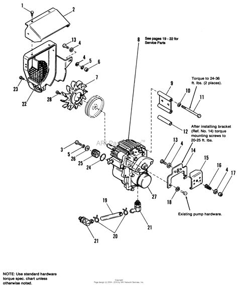 Simplicity 1692450 Sovereign 18HP Parts Diagram For Hydrostatic Pump