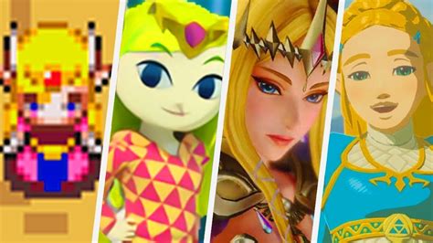 Evolution Of Princess Zelda 1986 2017 Youtube
