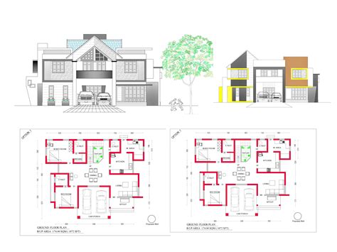 How To Draw Elevation And Sections Of A Plan In