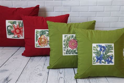 Simple Embroidery Designs For Pillow Covers Embroidery