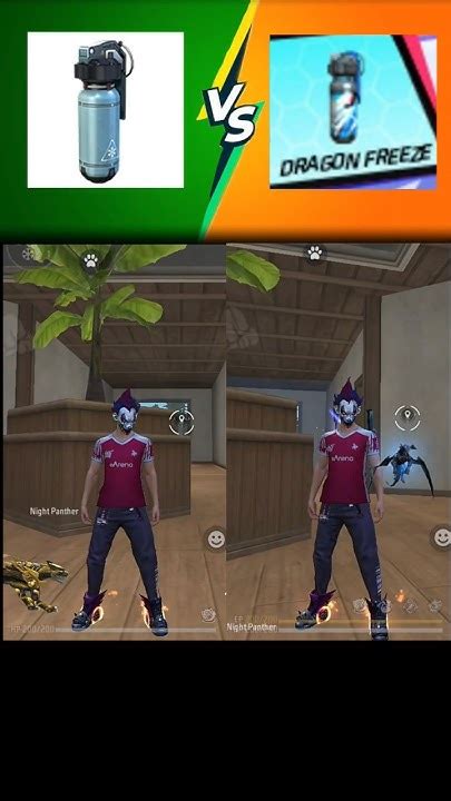 Flash Freeze Vs Dragon Freeze Shortsfeed Freefire Shorts Youtube
