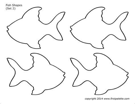 Fish Patterns To Trace