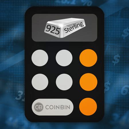 Sterling Silver Calculator (Live) | CoinBin.com