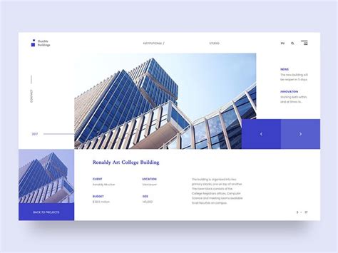 Humble Buildings Architecture #2 Layout | Ui design website, Web layout ...