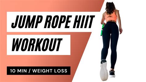 10 MINS JUMP ROPE HIIT WORKOUT Weight Loss Improve Coordination