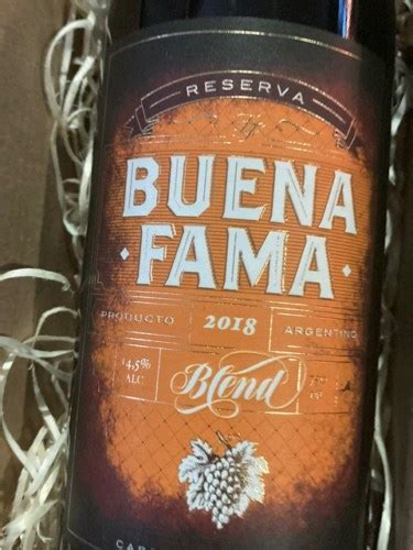 Buena Fama Reserva Blend Vivino Us