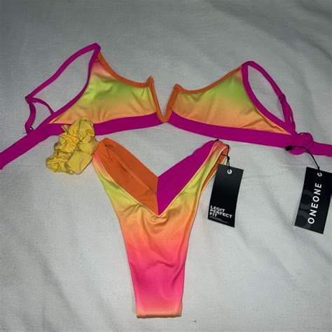 One One Bikini Set Both Size XS Never Worn Depop