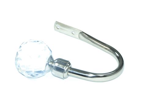 Stainless Steel Crystal Ball Curtain Tiebacks Holdbacks