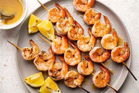 Grilled Shrimp With Garlic Butter Dipping Sauce Recipe